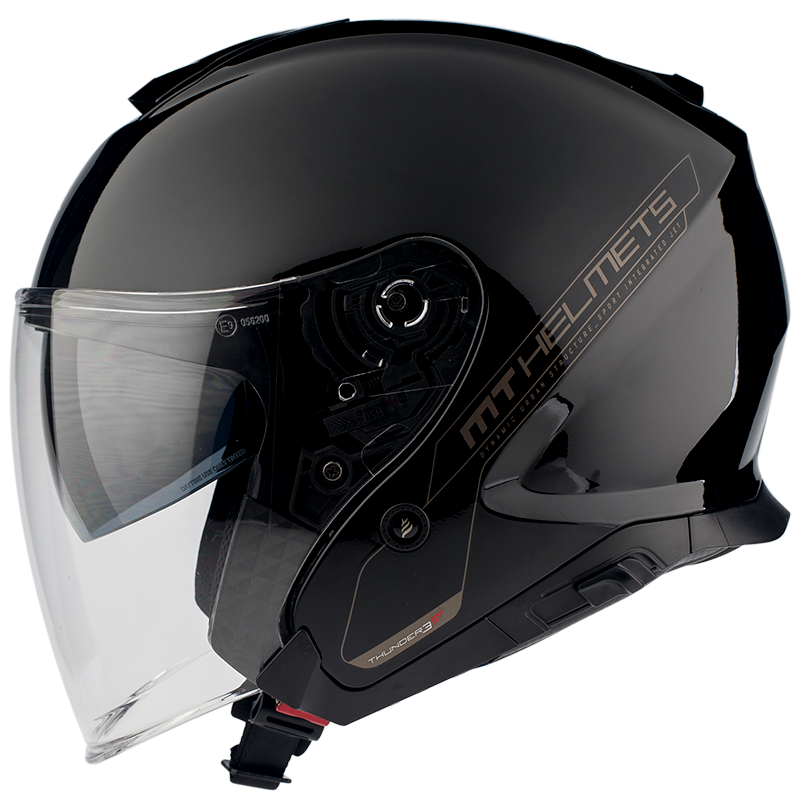 garrapata Profesión máquina THUNDER 3 SV JET SOLID – Cascomotero MT Helmets